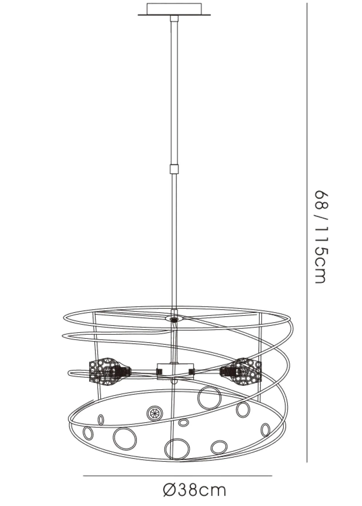 Sorrento Crystal Ceiling Lights Diyas Single Crystal Pendants Sorrento Crystal Ceiling Lights Diyas Single Crystal Pendants
